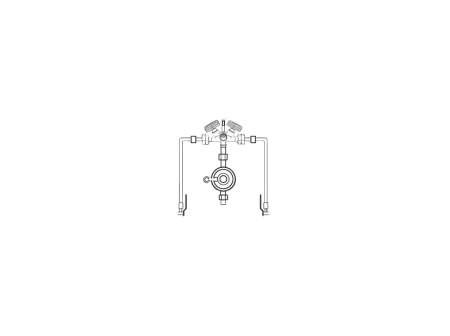 Блок клапанный запорный в комплекте