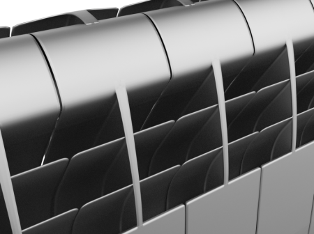 Биметаллический радиатор Royal Thermo Biliner 350 Silver Satin, 12 секций, боковое подключение Биметаллический радиатор Royal Thermo Biliner 350 Silver Satin, 12 секций, боковое подключение