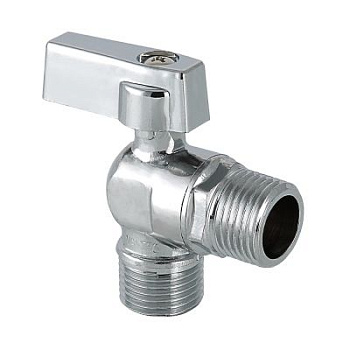 Кран шаровой латунь угловой для подключения сантехприборов 1/2"х1/2" Valtec Кран шаровой латунь угловой для подключения сантехприборов 1/2"х1/2" Valtec