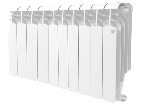 Биметаллический радиатор Royal Thermo Vittoria Super 500 VDR, 11 секций, нижнее подключение