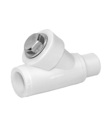 Фильтр полипропиленовый сетчатый PP-R 20 мм внутренняя-наружная резьба белый Formul (Турция) Фильтр полипропиленовый сетчатый PP-R 20 мм внутренняя-наружная резьба белый Formul (Турция)