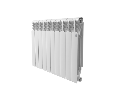 Биметаллический радиатор Royal Thermo Revolution Bimetall 500, 10 секций, боковое подключение