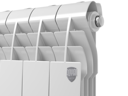 Алюминиевый радиатор Royal Thermo Biliner Alum 500 мм, 4 секции, боковое подключение