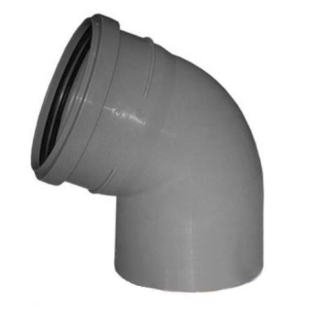 Отвод канализационный полипропилен 110 мм 67˚ Россия