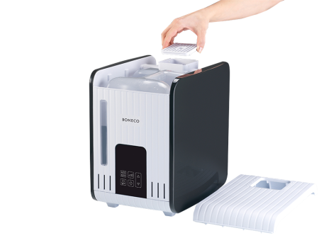 Паровой увлажнитель воздуха Boneco S 450 (горячий пар) Black