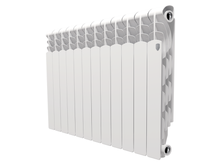 Алюминиевый радиатор Royal Thermo Revolution 500 мм, 12 секций, боковое подключение