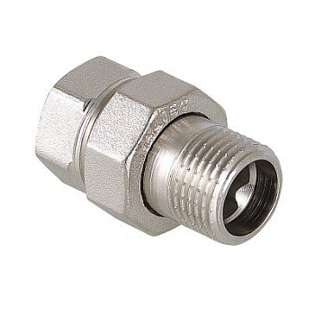 Сгон латунный прямой американка 1 1/4" Valtec ВР-НР Сгон латунный прямой американка 1 1/4" Valtec ВР-НР