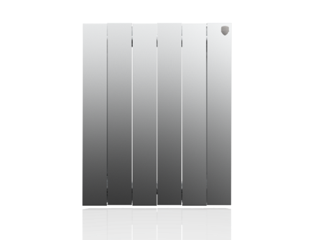 Биметаллический радиатор Royal Thermo PianoForte 500 new Silver Satin, 6 секций, боковое подключение