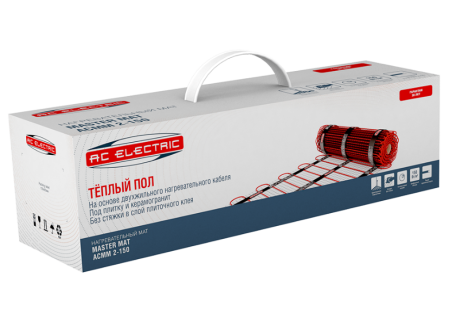 Мат нагревательный AC Electric ACMM 2-150-0.5 для теплого пола Мат нагревательный AC Electric ACMM 2-150-0.5 для теплого пола